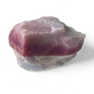 Lavender Pink Milk Glass Art Glass Cullet Glowing Manganese Slag Glass #4GX194